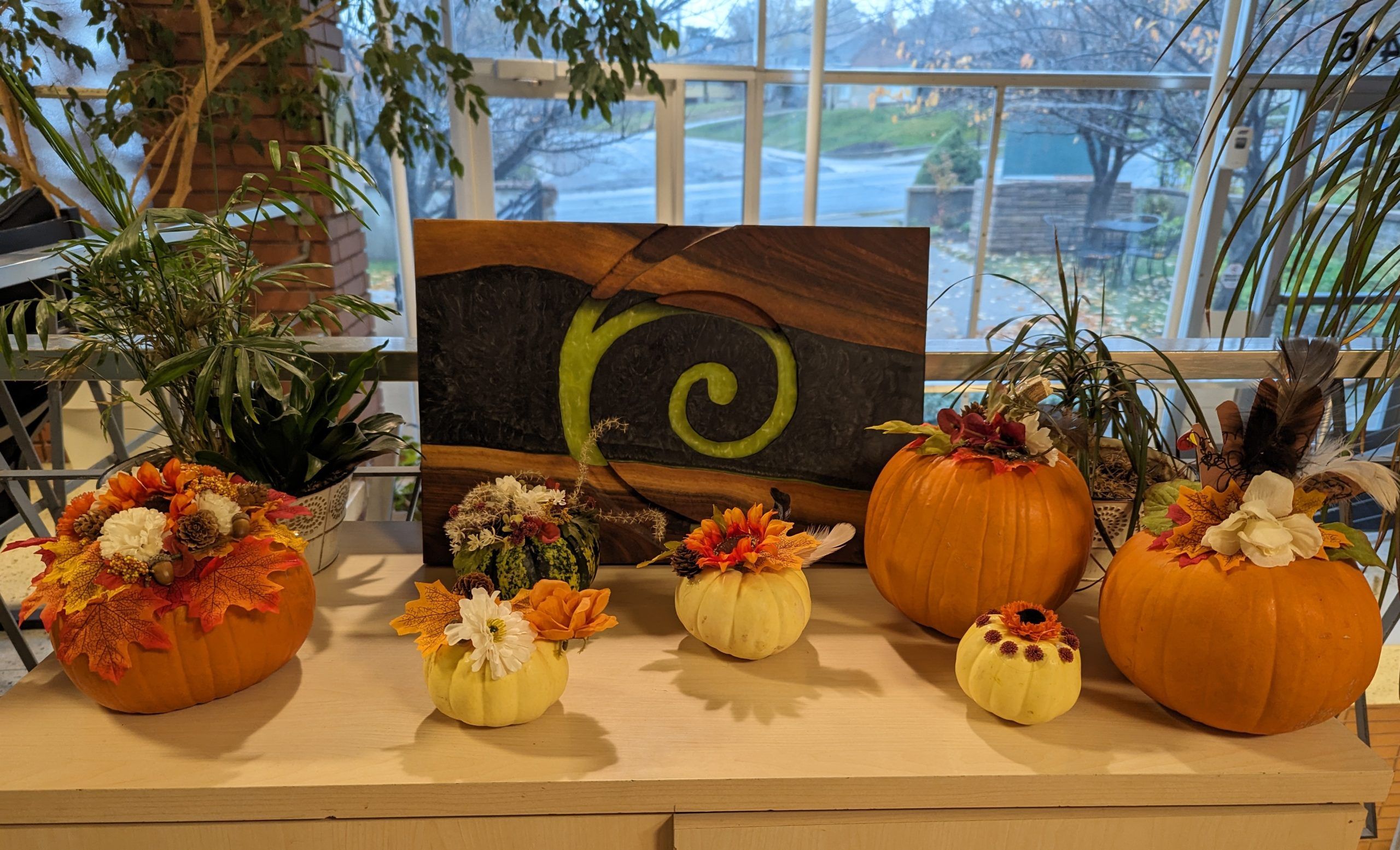 MCS Pumpkin Centerpieces